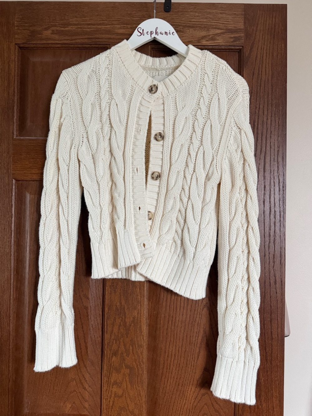 Abercrombie & Fitch cableknit cardigan